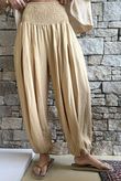 Basso Shirring Genie Pant Camel